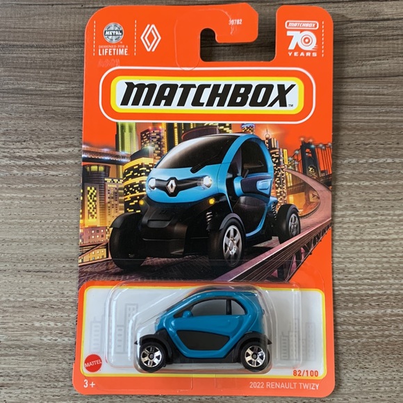 Matchbox Car 2022 Renault Twizy 82/100 MBX 70 Years Mattel New - Picture 2 of 5